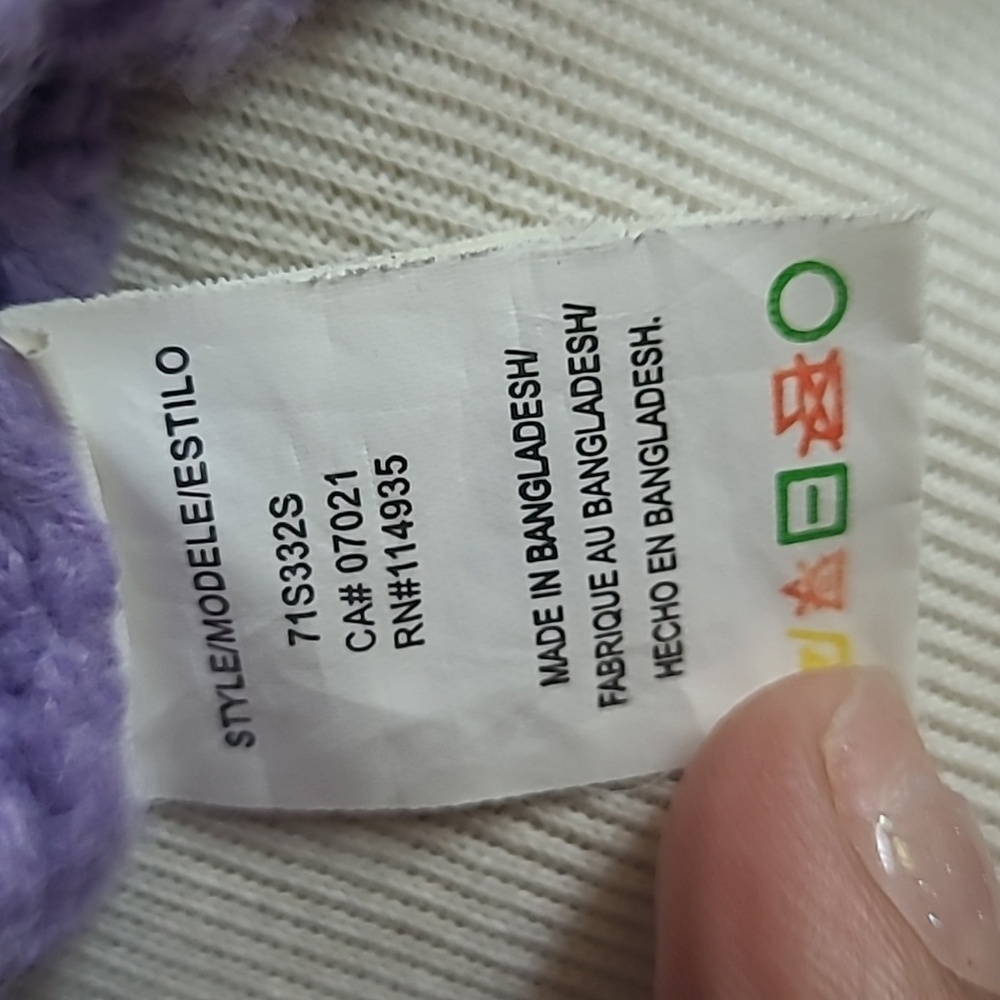 Lilac sweater /size M / confortable - Picture 8 of 8